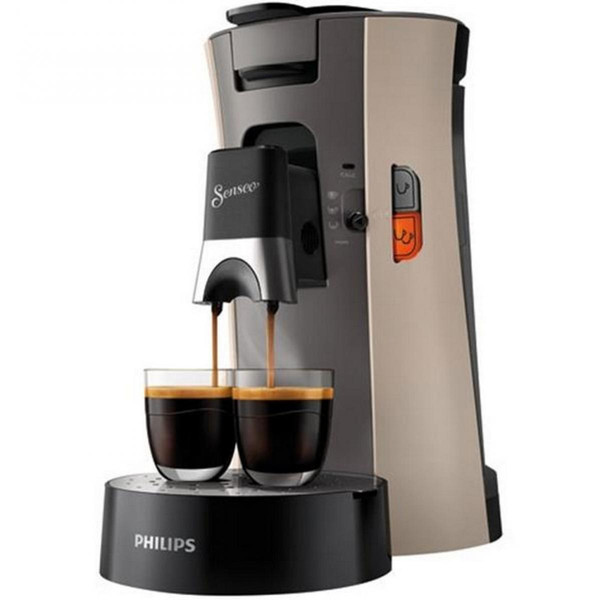 Expresso - Cafetière Philips PHILIPS SENSEO Select CSA240/31  Machine a café dosettes - Nougat