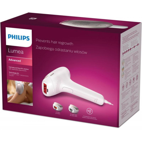 Philips - Philips Lumea Advanced SC1998/00 épilateur à lumière pulsée Ivoire - Epilateur
