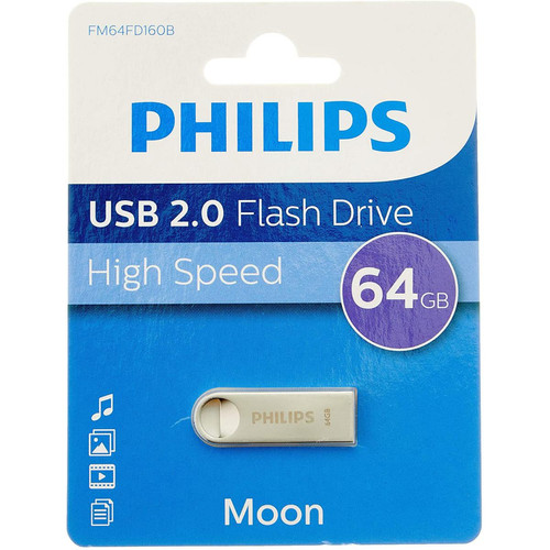 Philips - Philips USB 2.0       64GB Moon Philips   - Disque Dur interne