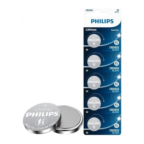 Piles et Chargeur Photo et Vidéo Philips Pile Bouton au Lithium Philips CR2032