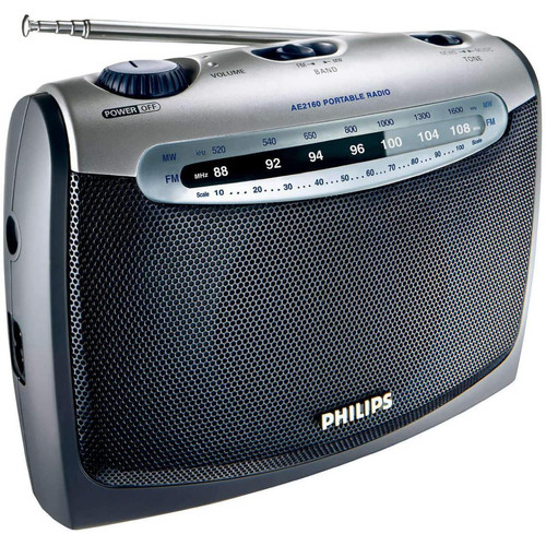 Philips -radio Portable FM LW MW 300W bleu gris Philips  - Radio fm