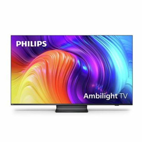 Philips - TV LED 65PUS8897 The One 164 cm Ambilight 4K UHD Android TV Gris anthracite 2022 - TV 56'' à 65''