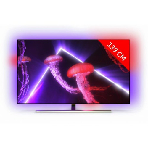 Philips - TV OLED 4K 139 cm 55OLED807/12 OLED 4K UHD - Divertissement intelligent