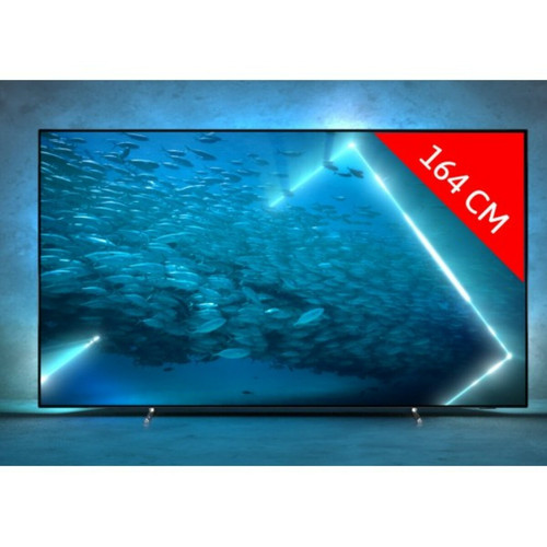 Philips - TV OLED 4K 164 cm 65OLED707/12 4K UHD OLED Android TV - TV 56'' à 65'' Smart tv