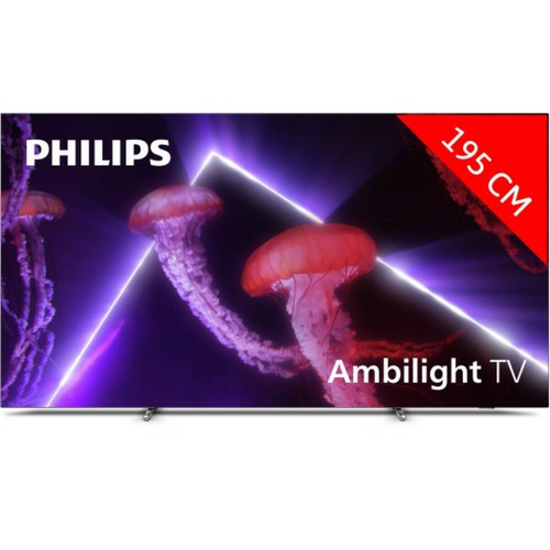 TV 32'' à 39'' Philips TV OLED 4K 195 cm 77OLED807/12 OLED 4K UHD