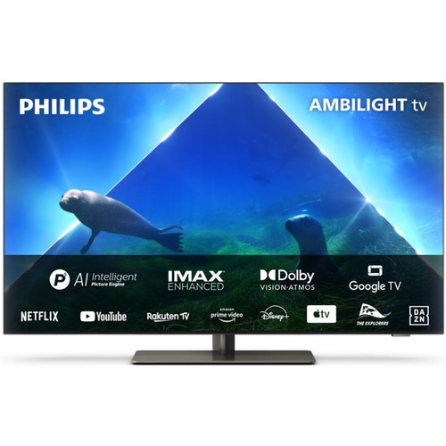 Philips - TV OLED 4K 55" 139 cm - 55OLED718 2023 - TV, Télévisions 4k uhd