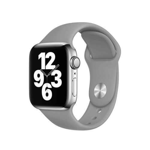 Phonecare - Bracelet SmoothSilicone pour Apple Watch Series 9 Aluminum - 45mm - Gris Phonecare  - Objets connectés