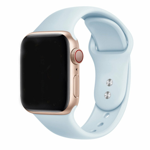 Phonecare - Bracelet SmoothSilicone pour Apple Watch Series 9 Aluminum - 45mm - Bleu Claro Phonecare  - Objets connectés