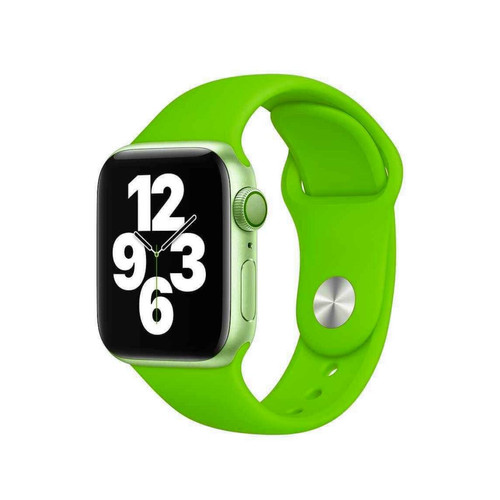 Phonecare - Bracelet SmoothSilicone pour Apple Watch Series 9 Aluminum - 45mm - Vert Alface Phonecare  - Objets connectés