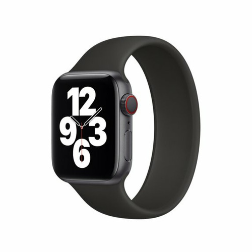 Phonecare - Bracelet Solo SiliconSense pour Apple Watch Series 9 Aluminum - 45mm (Poignet:150-164mm) - Noir Phonecare  - Objets connectés
