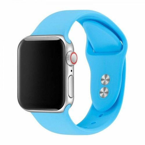 Phonecare - Bracelet SmoothSilicone pour Apple Watch Ultra 2 - Bleu Ciel Phonecare  - Montre et bracelet connectés