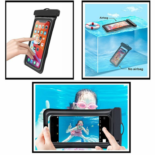 Phonecare - Coque flottante WaterprofFloating IPX8 - 6 "(Hauteur: 210 mm x Longueur: 110 mm) pour Realme - Noir Phonecare  - Accessoire Smartphone