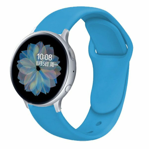 Phonecare - Bracelet Silicone Souple pour Samsung Galaxy Watch3 Bluetooth 45mm - Bleu Ciel Phonecare  - Accessoires bracelet connecté