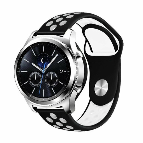 Phonecare - Bracelet Bicolore SportStyle pour Realme Watch S Pro - Noir / Blanc Phonecare  - Objets connectés