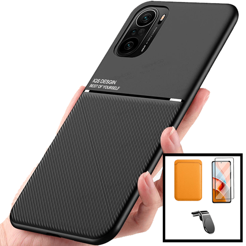 Phonecare - Kit Coque Magnétique Lux + Portefeuille Magnétique Orange + 5D Full Cover + Support Magnétique L pour Xiaomi Mi 11X Phonecare  - Coque, étui smartphone