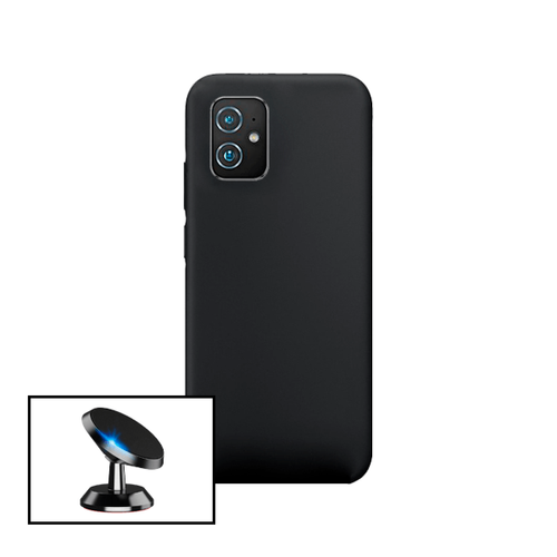 Phonecare - Kit de Support Magnétique de Voiture + Coque en Silicone Liquide pour Asus Zenfone 8 Phonecare  - Accessoire Smartphone