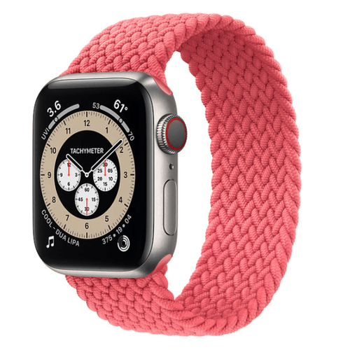 Phonecare - Bracelet Nylon Doux Solo pour Apple Watch Series 4 - 44mm (pouls: 157-170mm) - rose Phonecare  - Accessoires bracelet connecté