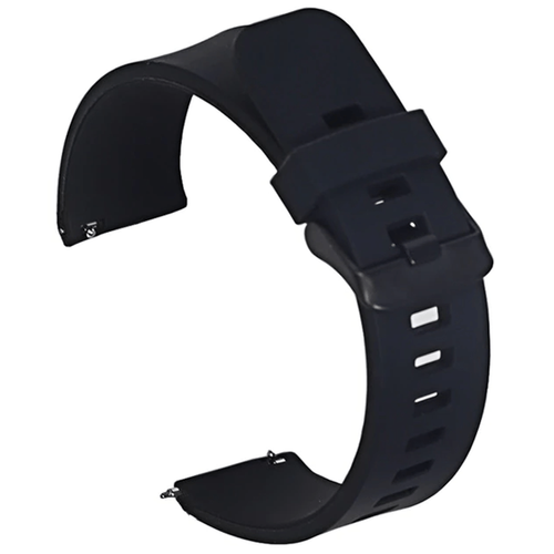 Phonecare - Bracelet en Silicone Souple Avec Bloucle pour Garmin Vivomove Luxe - 42mm - Noir Phonecare  - Montre et bracelet connectés