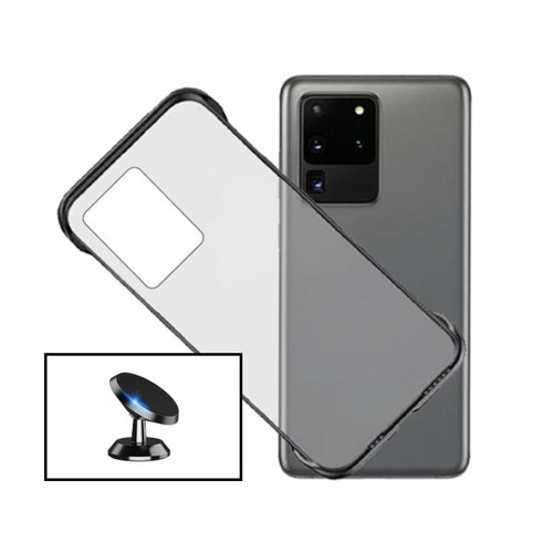 Phonecare - Kit Support Magnétique de Voiture + Coque Sans Bordures pour Samsung Galaxy S20 Ultra Phonecare - Accessoire Smartphone
