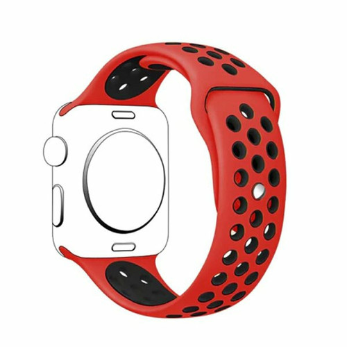 Phonecare - Bracelet Bicolore SportStyle pour Xiaomi Amazfit GTR 42mm - Rouge / Noir Phonecare  - Montre et bracelet connectés