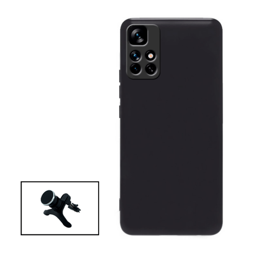Phonecare - Kit Support Magnétique Renforcé de Voiture + Coque Silicone Liquide pour Xiaomi Redmi Note 11T 5G Phonecare  - Coque, étui smartphone