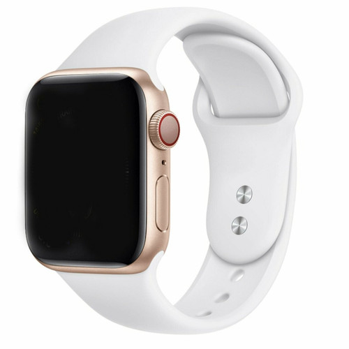 Phonecare - Bracelet SmoothSilicone pour Apple Watch Edition Series 7 - 41mm - Blanc Phonecare  - Montre et bracelet connectés