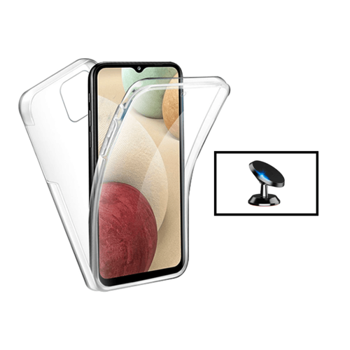Phonecare - Kit Coque 3x1 360° Impact Protection + Support Magnétique de Voiture pour Samsung Galaxy A12 Phonecare  - Coque, étui smartphone