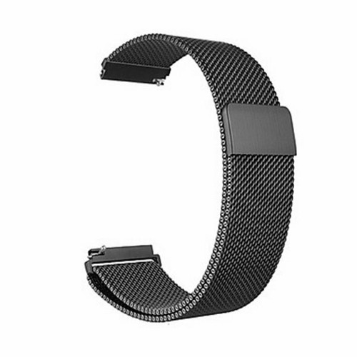 Accessoires bracelet connecté Phonecare Bracelet Milanese Loop Fermoir Magnétique pour Suunto 3 Fitness - Noir