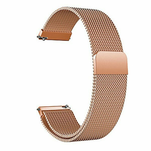 Phonecare - Bracelet Milanese Loop Fermoir Magnétique pour Garmin Forerunner 55 - Rose Or Phonecare  - Accessoires bracelet connecté