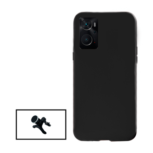Phonecare - Kit Support Magnétique Renforcé de Voiture + Coque Silicone Liquide pour Oppo K10 - Noir Phonecare  - Accessoire Smartphone