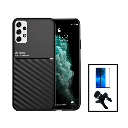 Phonecare - Kit Coque Magnetic Lux + 5D Full Cover + Support Magnétique de Voiture Renforcé pour Samsung Galaxy A13 - Noir Phonecare  - Accessoire Smartphone