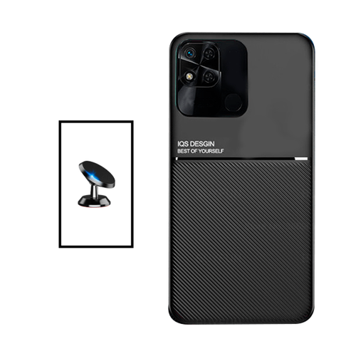 Phonecare - Kit Coque Magnetic Lux + Support Magnétique de Voiture pour Xiaomi Redmi 10A - Noir Phonecare  - Coque, étui smartphone