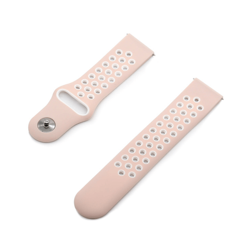 Phonecare - Bracelet SportyStyle pour Garmin Vivoactive 4 - 45mm - Rose / Blanc Phonecare  - Objets connectés