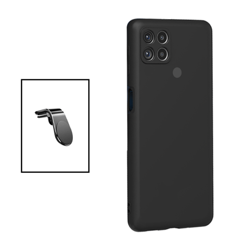 Phonecare - Kit Support Magnétique L Safe Driving Voiture + Coque Silicone Liquide pour Xiaomi Redmi 9C - Noir Phonecare  - Accessoire Smartphone