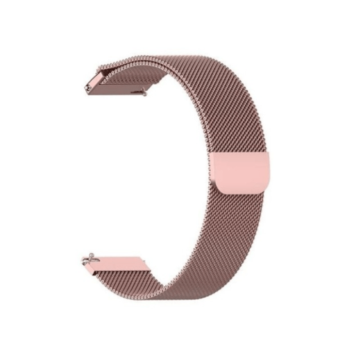 Phonecare - Bracelet Milanese Loop Fermoir Magnétique pour Samsung Galaxy Watch Active2 Wi-Fi 44mm - Rose Claro Phonecare  - Bracelet connecte samsung
