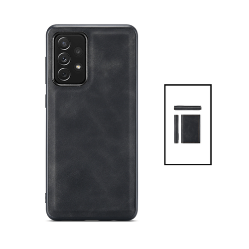 Phonecare - Kit Coque MagneticLeather + Carteira Magnetic Wallet pour Samsung Galaxy A52s - Noir Phonecare  - Accessoires Samsung Galaxy S Accessoires et consommables