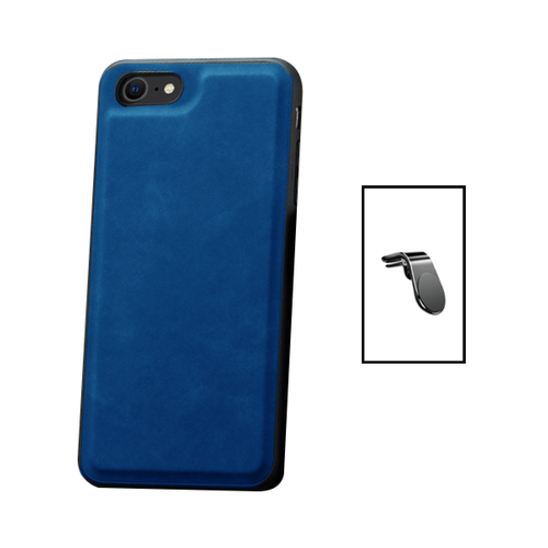 Phonecare - Kit Coque MagneticLeather +Support L Safe Driving pour Apple iPhone 8 - Bleu Phonecare  - Accessoire Smartphone