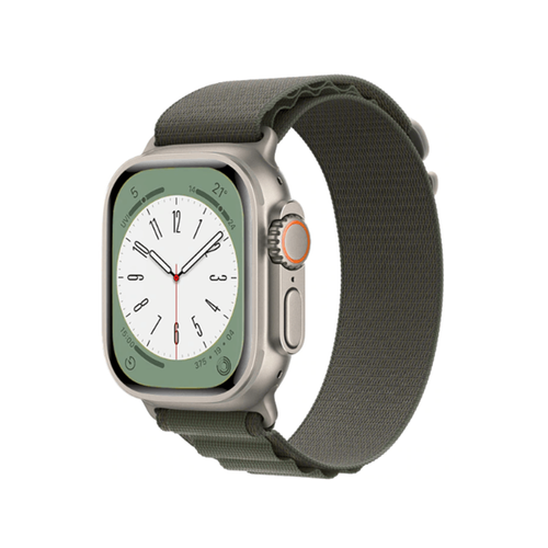 Phonecare - Bracelet NylonSense Alpine S (Poignet de 130mm a 160mm) pour Apple Watch Series 7 - 45mm - Vert Phonecare  - Objets connectés