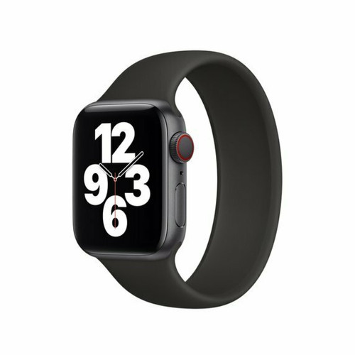 Phonecare - Bracelet Solo SiliconSense pour Apple Watch Series 8 - 41mm (Poignet:177-200mm) - Noir Phonecare  - Montre et bracelet connectés