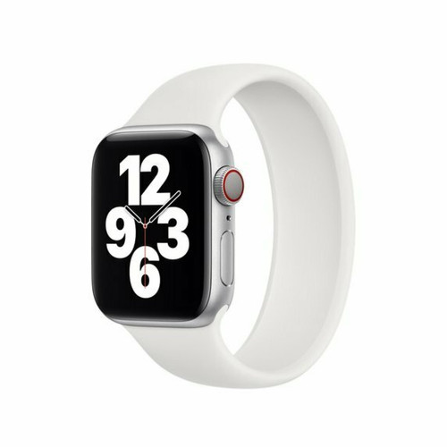 Phonecare - Bracelet Solo SiliconSense pour Apple Watch SE (2022) - 40mm (Poignet:164-177mm) - Blanc Phonecare  - Objets connectés