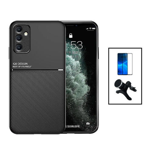 Phonecare - Kit Coque Magnetic Lux + 5D Full Cover + Support Magnétique de Voiture Renforcé pour Samsung Galaxy A14 5G - Noir Phonecare  - Coque, étui smartphone