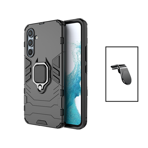 Phonecare - Kit Support Magnétique L Safe Driving Voiture + Coque 3X1 Military Defender pour Samsung Galaxy A54 5G - Noir Phonecare  - Galaxy defenders