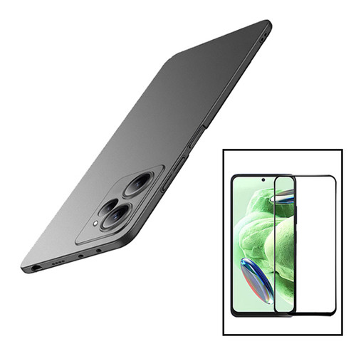Phonecare - Kit Film Verre Trempé 5D Full Cover + Coque SlimShield pour Xiaomi Poco X5 Pro - Noir Phonecare - Kit de réparation iPhone Accessoires et consommables