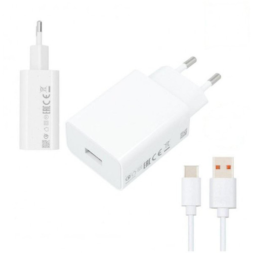 Phonecare - Kit Chargeur Turbo Fast Charge 33W 3A USB + Câble de Charge Turbo Fast Charge 5A Type-C 1M - Xiaomi Mi 10 Ultra Phonecare  - Autres accessoires smartphone