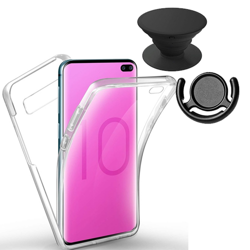 Phonecare - Kit Coque 3x1 360° Impact Protection + 1 PopSocket + 1 Support PopSocket Noir - Impact Protection - Samsung A40 Phonecare  - Accessoires et consommables