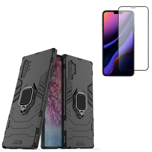 Phonecare - Kit de Verre Trempé 5D Full Cover Curved + Coque 3X1 Military Defender - Samsung Galaxy Note 10 Plus Phonecare  - Samsung curved