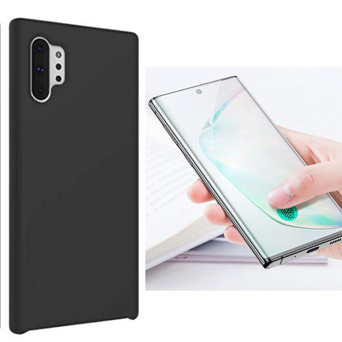 Phonecare - Kit de Verre Trempé 5D Full Cover Curved + Coque Silicone Liquide - Samsung Galaxy Note 10 Plus Phonecare  - Samsung curved