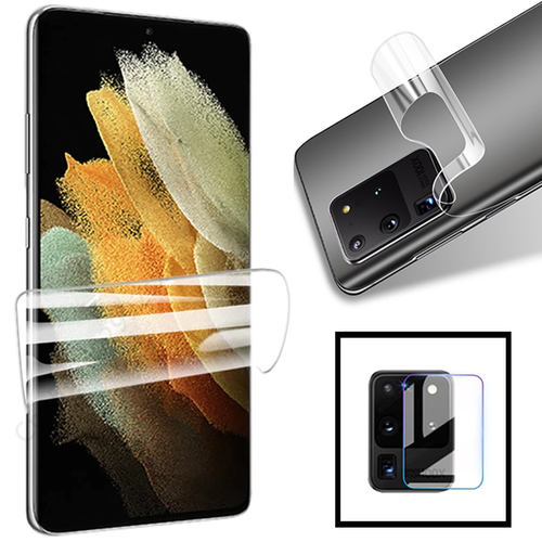 Phonecare - Kit Film Hydrogel Full Coque Arrière + Avant + Film de Verre pour Caméra Arrière Arrière pour Samsung Galaxy A02S - Samsung Galaxy A02