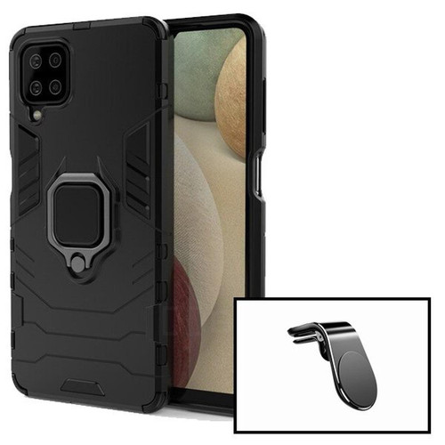 Phonecare - Kit Support de Voiture Magnétique L Safe Driving + Coque Military Defender 3x1 Anti-Impact - Samsung Galaxy A12 Phonecare  - Accessoire Smartphone