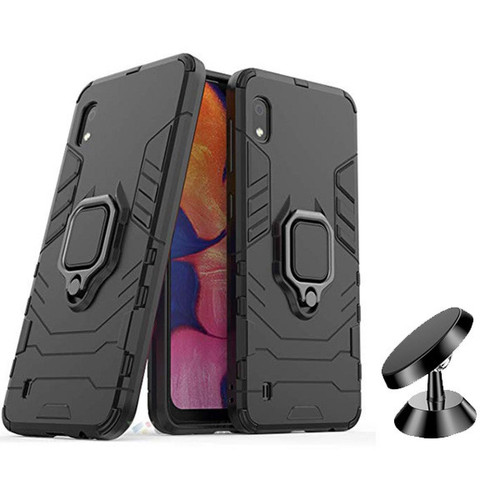 Phonecare - Kit Support Magnétique de Voiture + Coque 3X1 Military Defender - Samsung A10 Phonecare  - Coque, étui smartphone